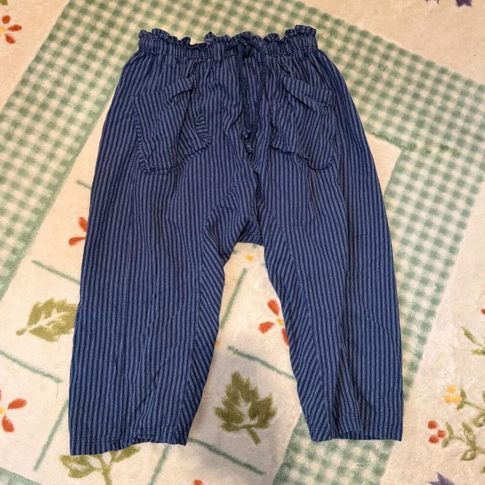 Free-people Women's Blue and Navy Trousers